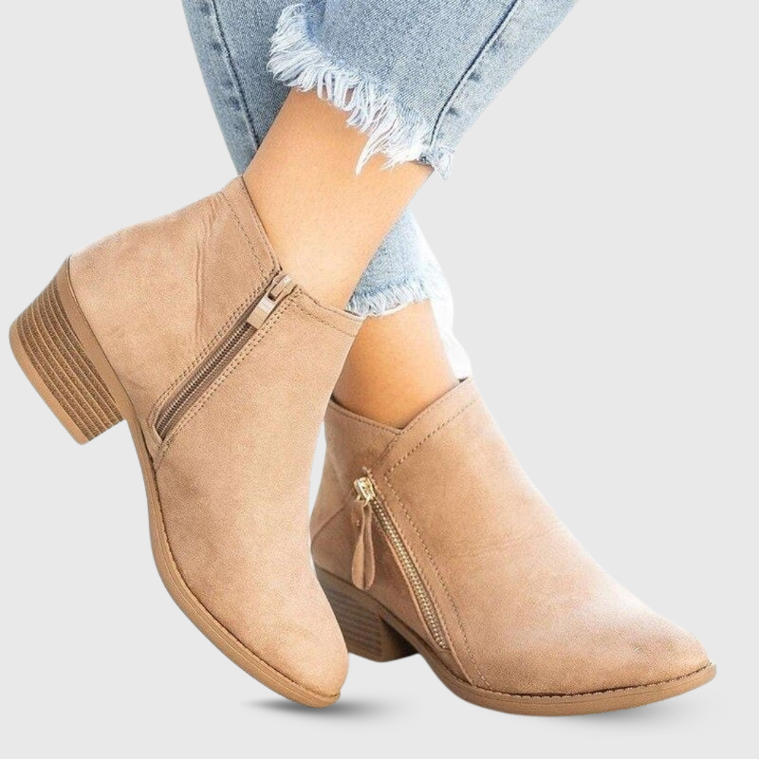 Amanda | Eleganter orthopädischer Wildleder-Stiefel