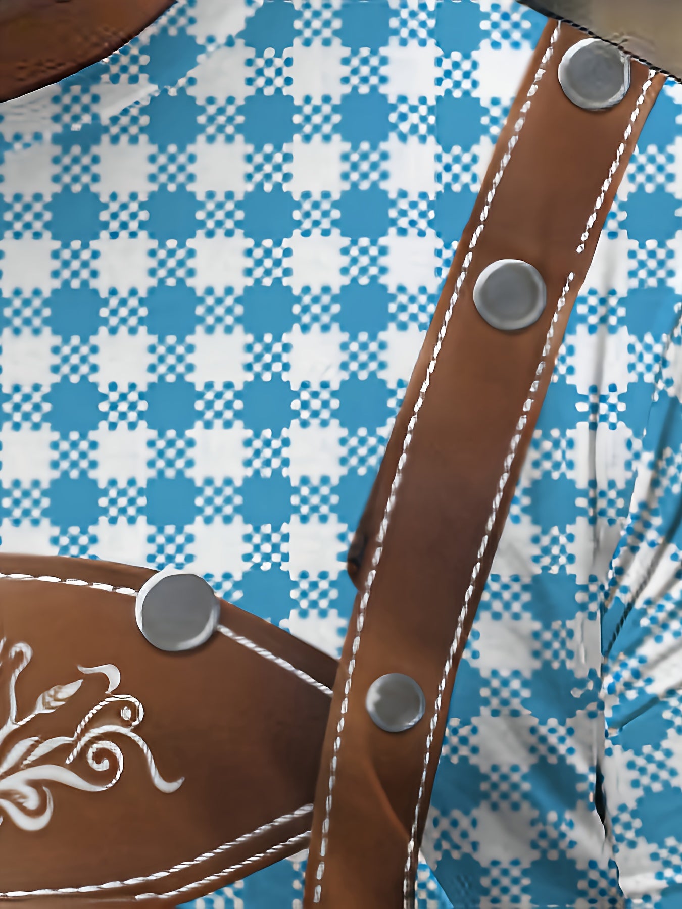 Oktoberfest T-Shirt – Lederhosen Look (Größen XL bis 6XL)