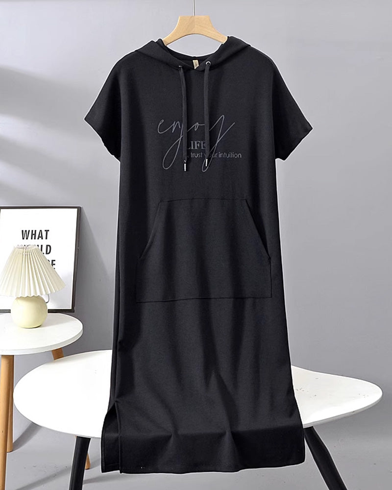 Saskia™ | Bequemes Hoodie-Kleid