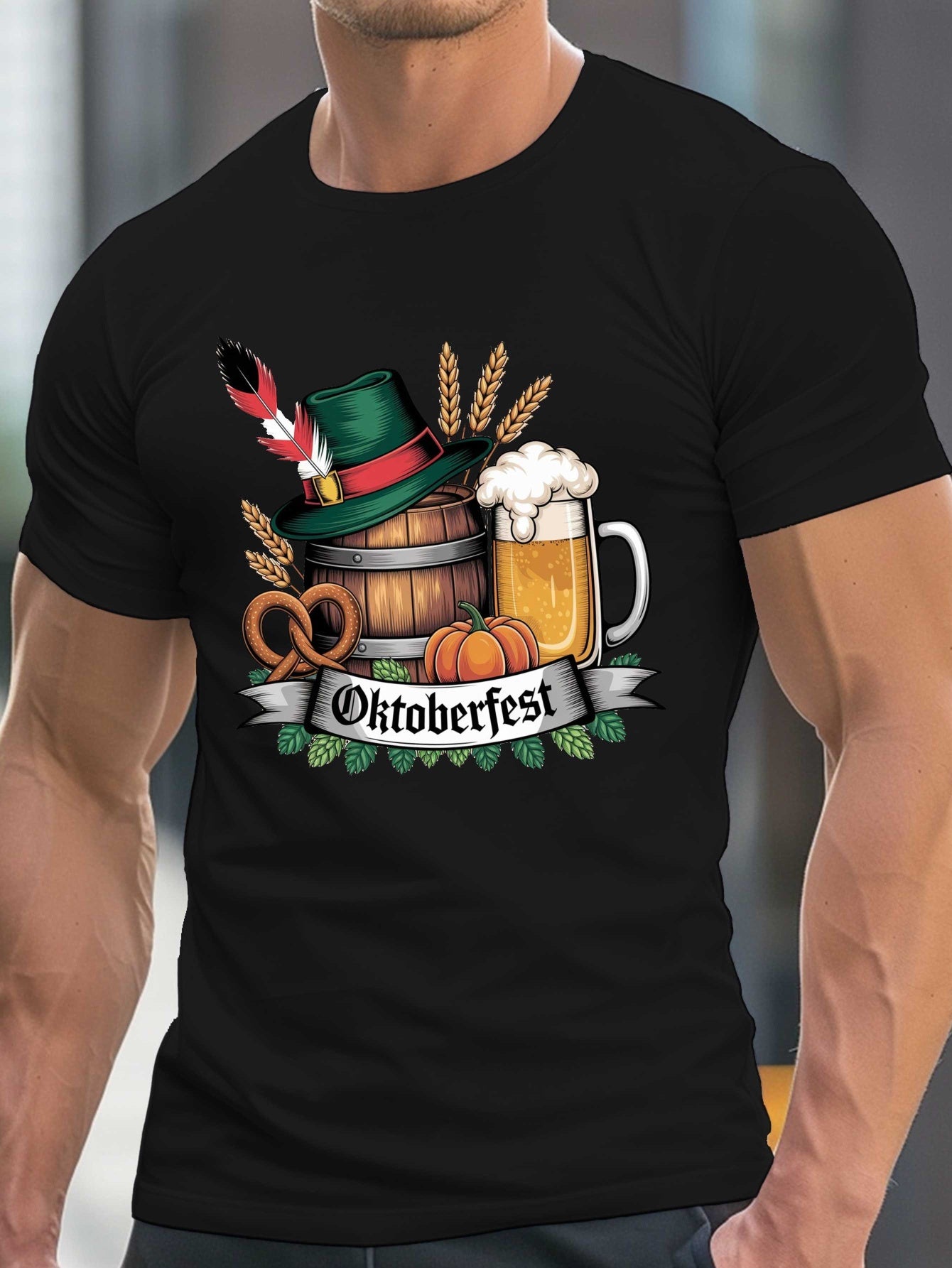Oktoberfest T-Shirt – Traditionelles Design (6 Farben)