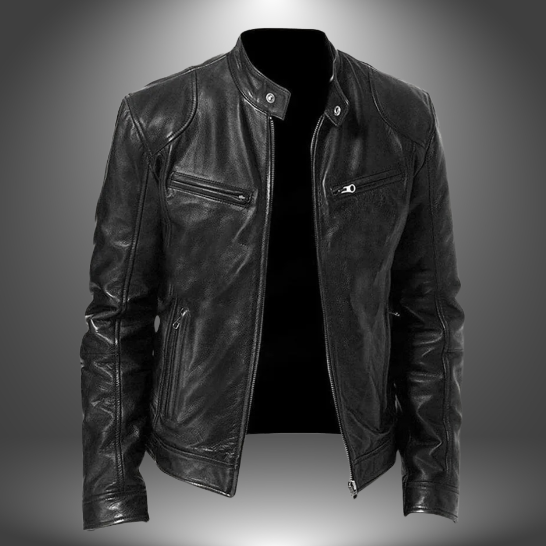 Thomas™ | Handgefertigte Lederjacke