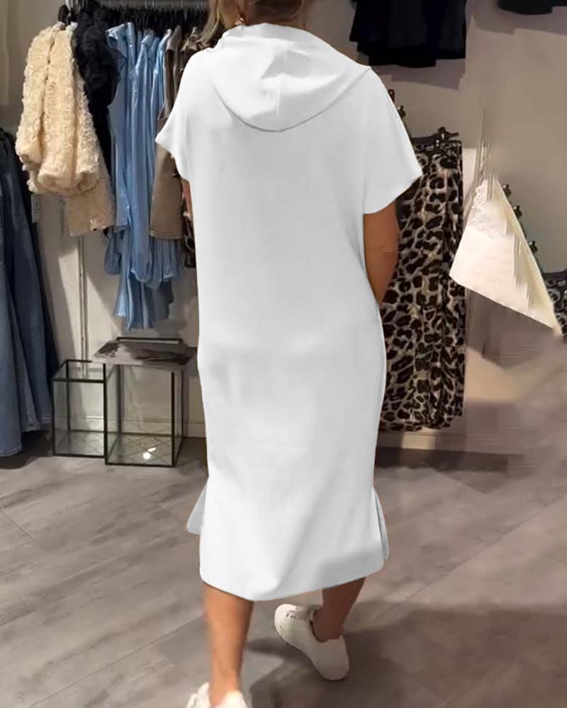 Saskia™ | Bequemes Hoodie-Kleid
