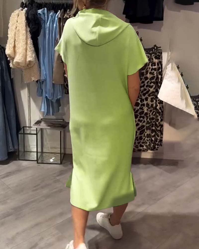 Saskia™ | Bequemes Hoodie-Kleid