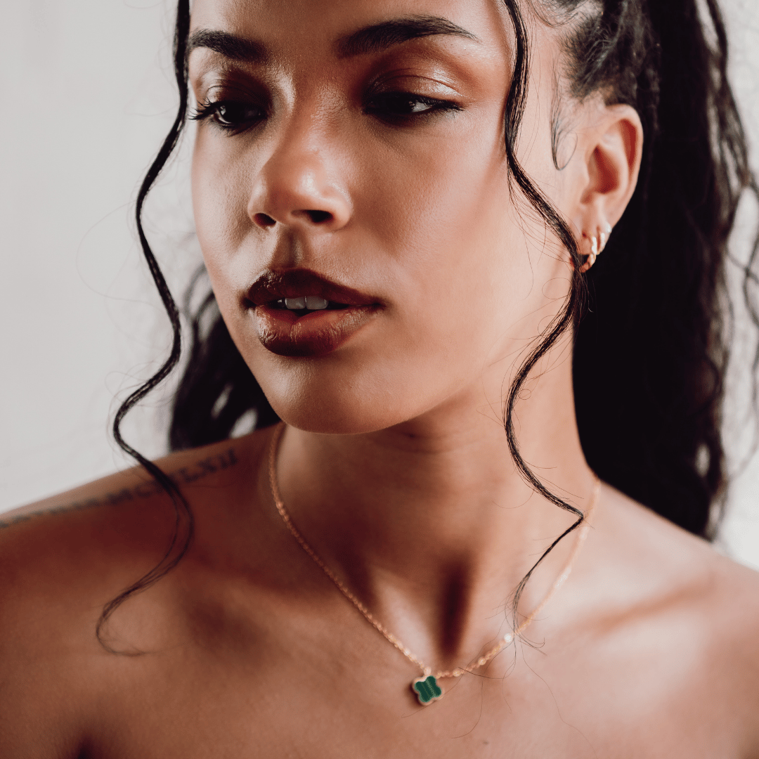 Green Clover Kette