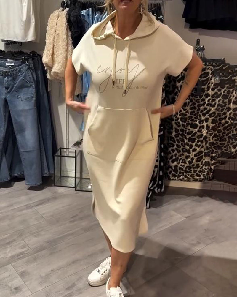 Saskia™ | Bequemes Hoodie-Kleid