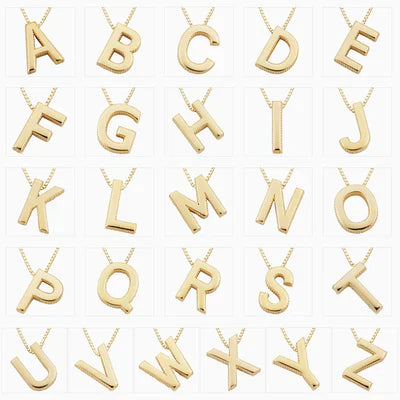 Halskette mit Initialen