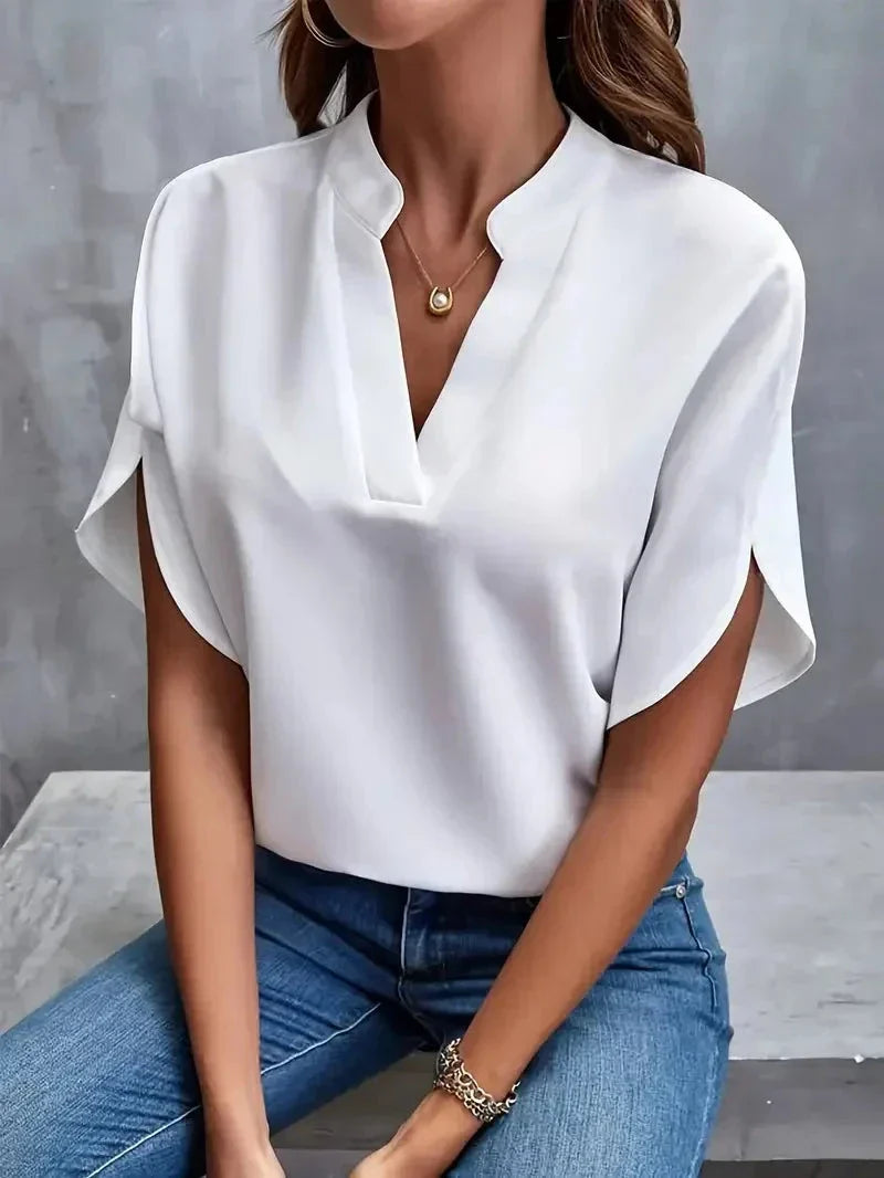 Inesa™ | V-Ausschnitt Bluse 1+1 GRATIS