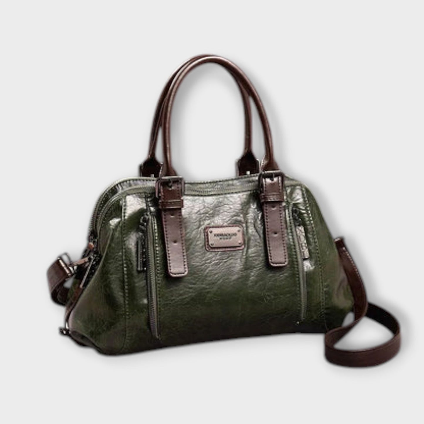 Kronenberg. - Elegante Vintage-Schultertasche