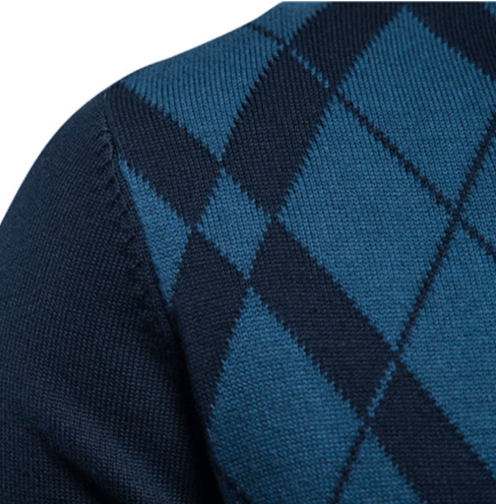 Sander | Halb-Zip Herrenpullover