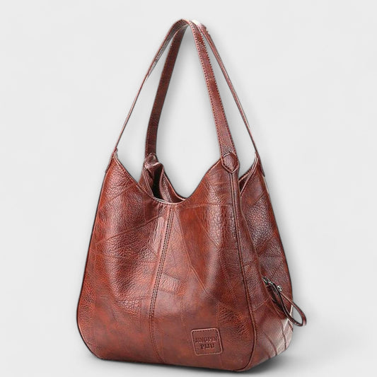 Kronenberg. - Vintage-Ledertasche