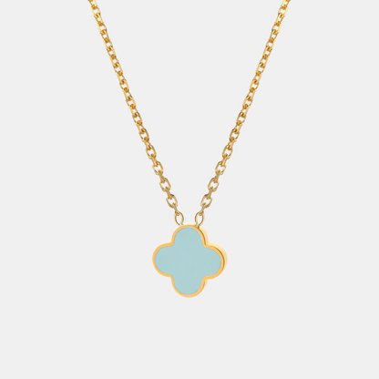 Baby Blue Clover Kette