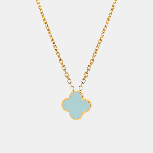 Baby Blue Clover Kette