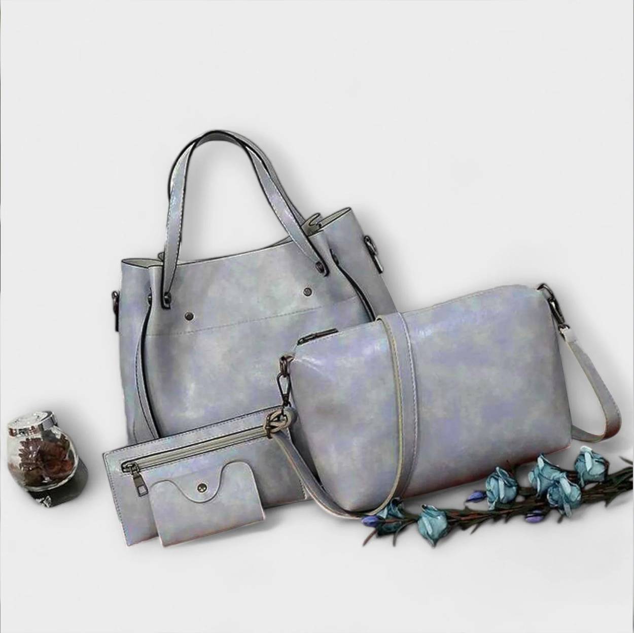 Kronenberg. - 4-teiliges Vintage-Taschen-Set