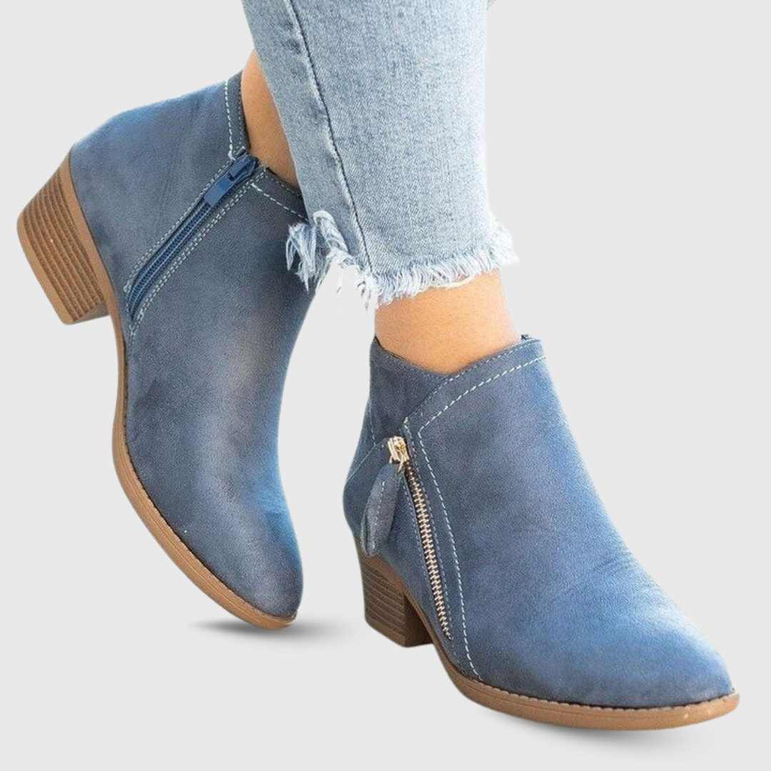 Amanda | Eleganter orthopädischer Wildleder-Stiefel