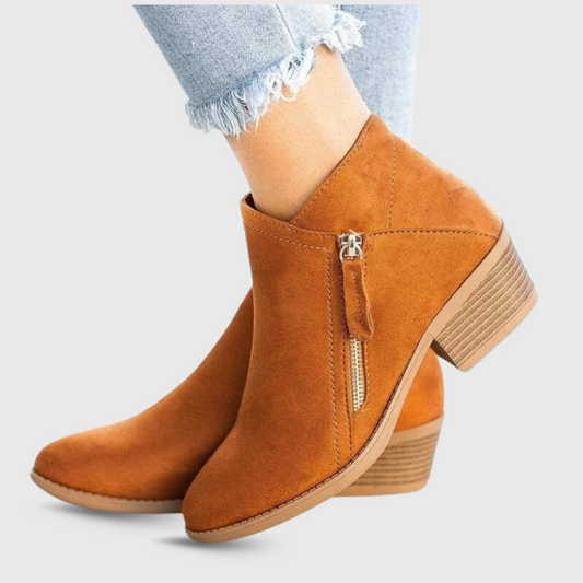 Amanda | Eleganter orthopädischer Wildleder-Stiefel