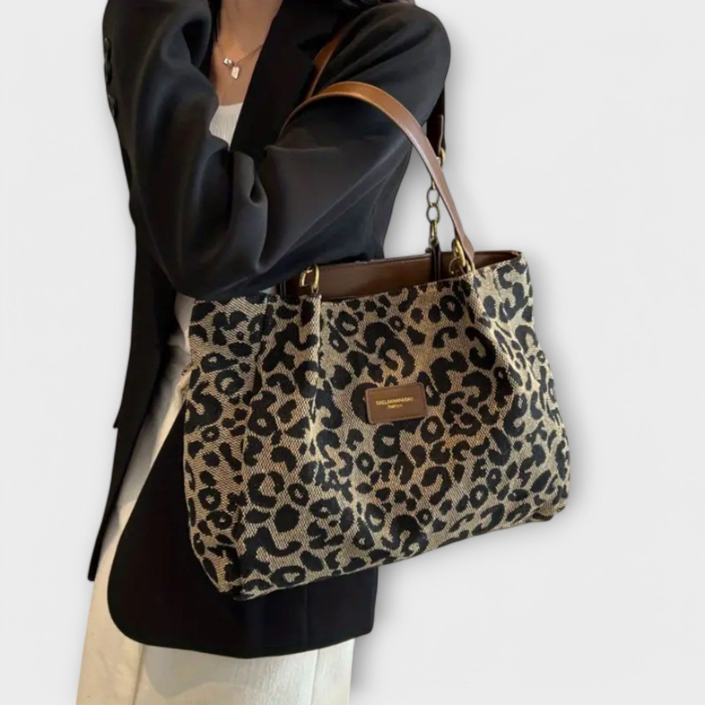 Kronenberg. - Leopard Canvas Tote