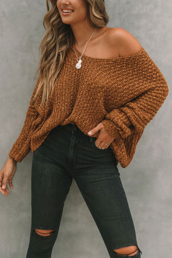Yara™ | Eleganter Off-Shoulder Pullover