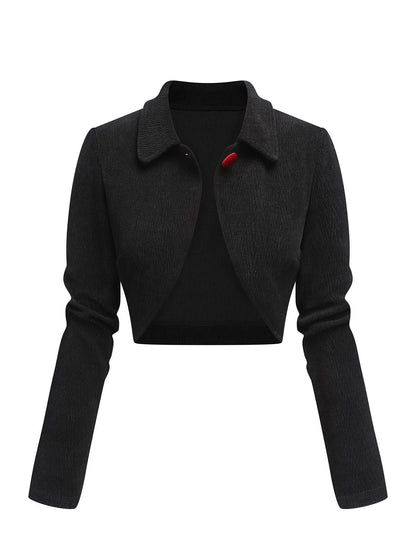 SCHWARZE STRICKJACKE AUS STRICKSTRICK