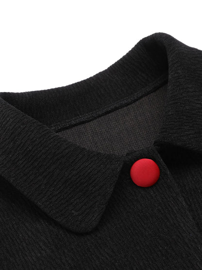 SCHWARZE STRICKJACKE AUS STRICKSTRICK