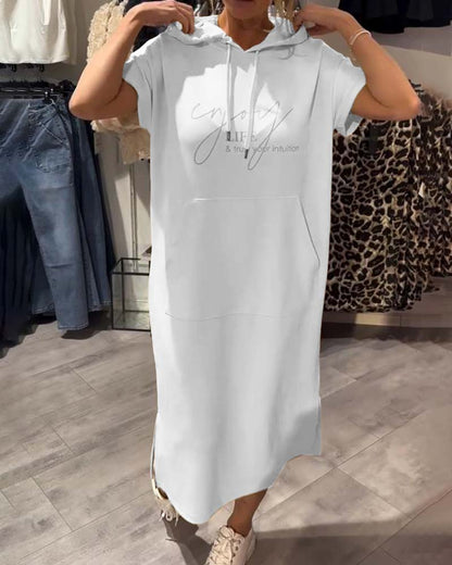 Saskia™ | Bequemes Hoodie-Kleid