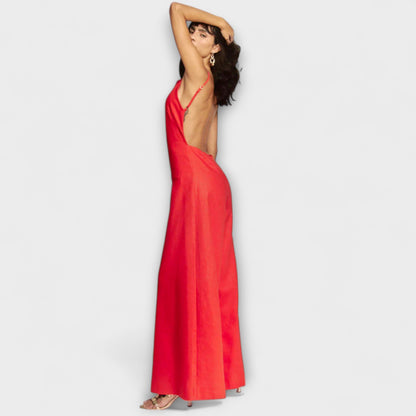 Ylva - Strahlender Halter-Jumpsuit
