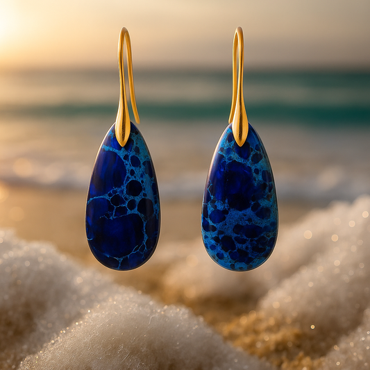Selenea – Abyssal Blue Earrings