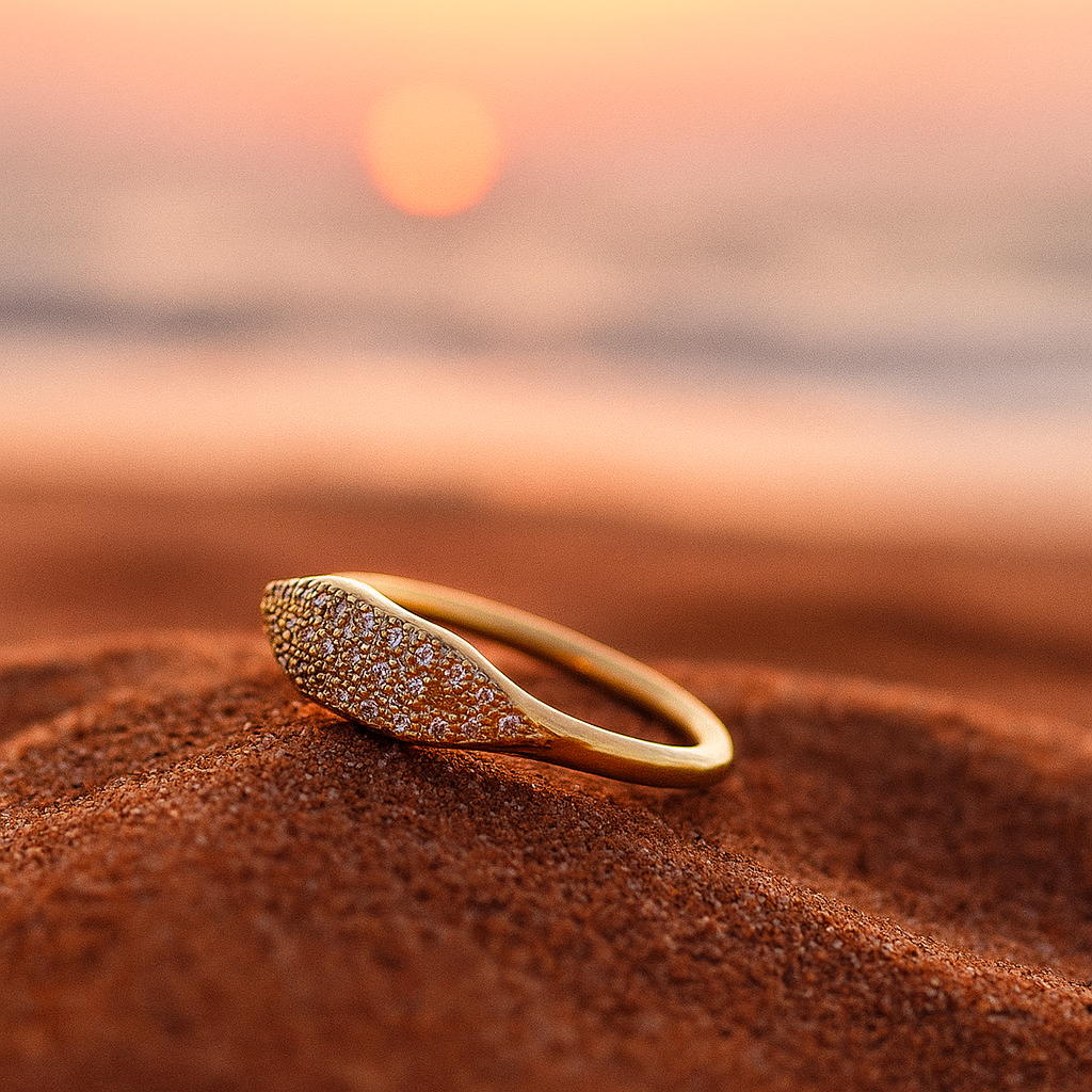 Aella | Mehrfach-Zirkonia Goldring