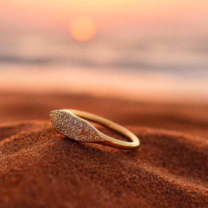 Aella | Mehrfach-Zirkonia Goldring