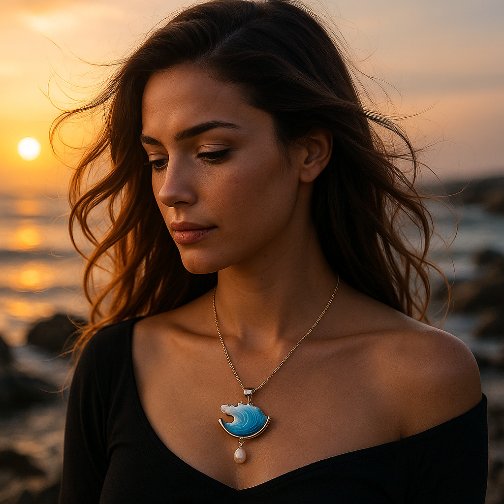 Raina | Schmuck mit Wellenmuster