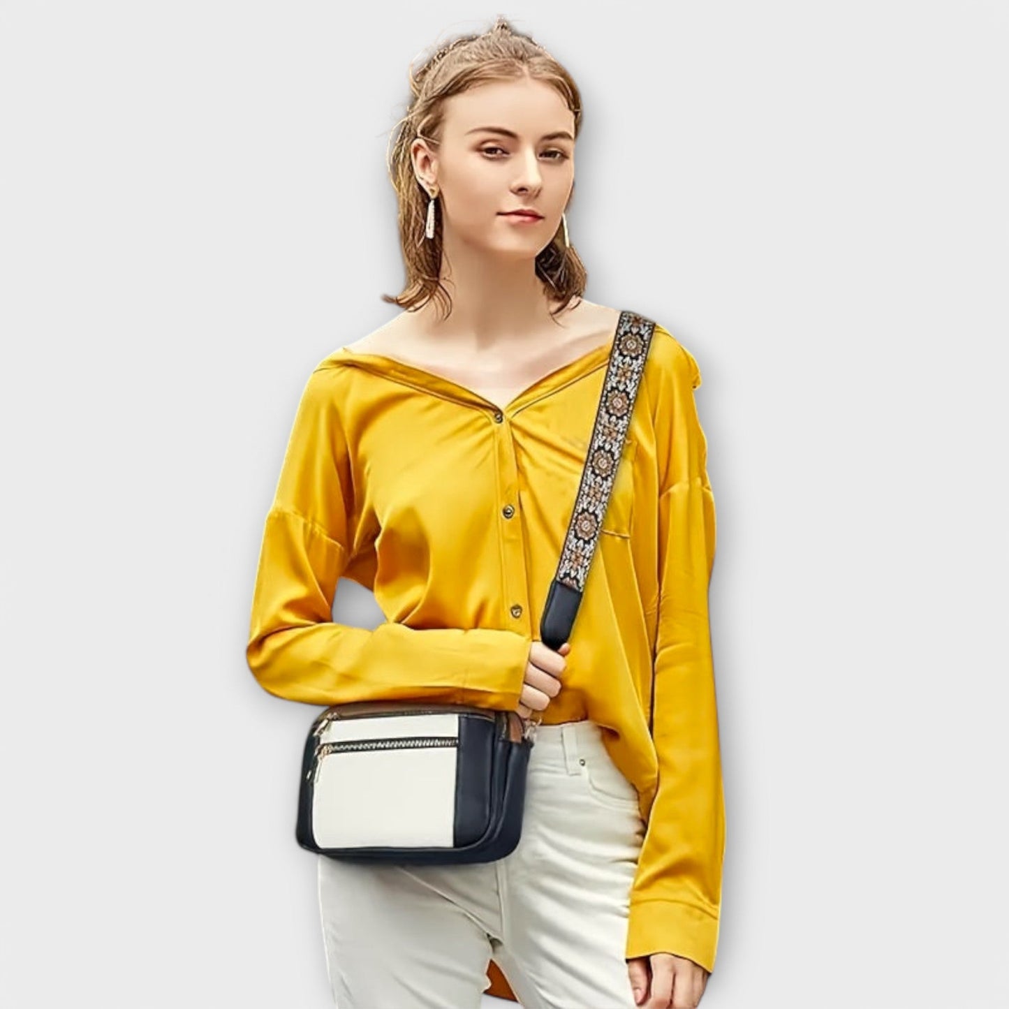 Kronenberg. - Crossbody Tasche aus veganem Leder