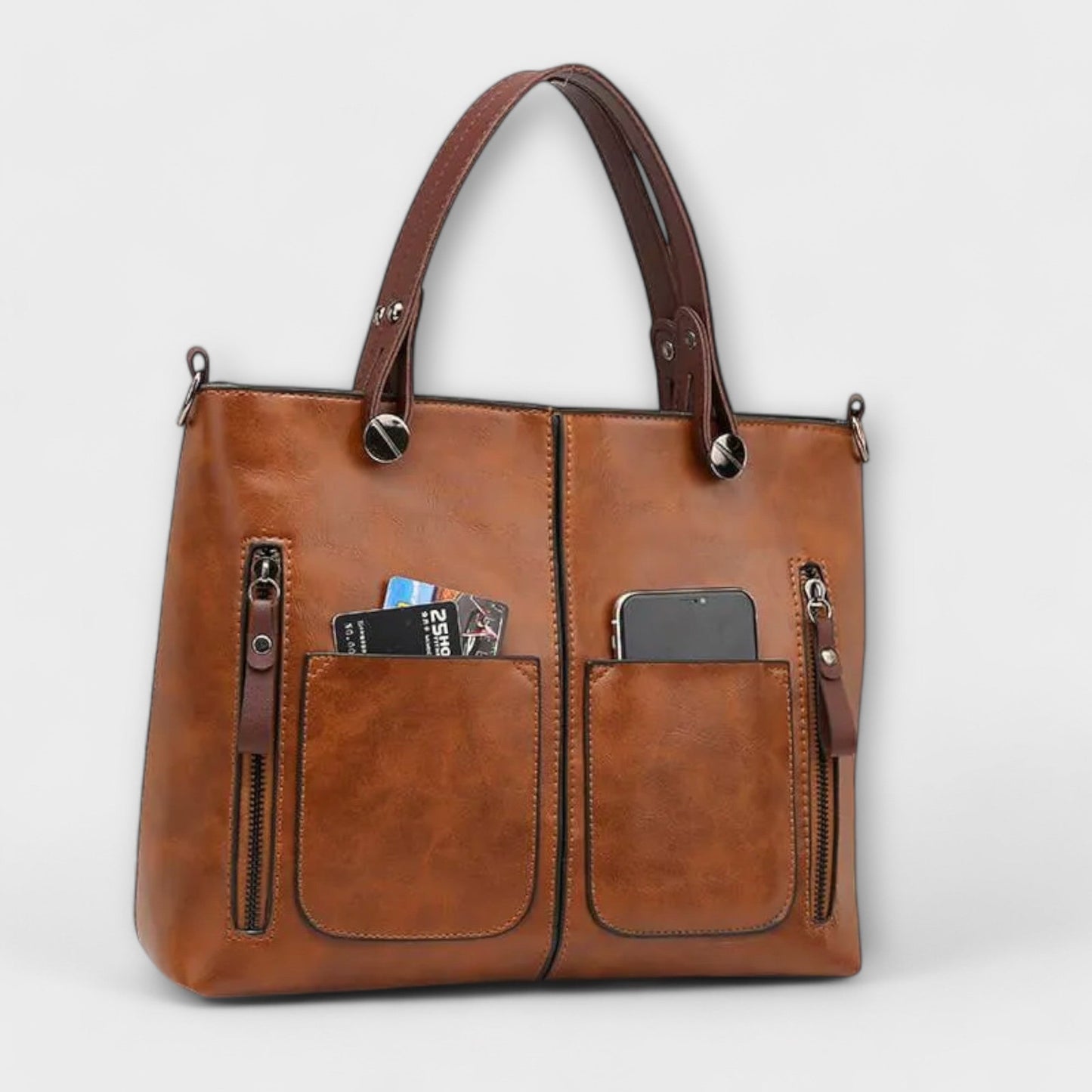 Kronenberg. - Elegante Ledertasche