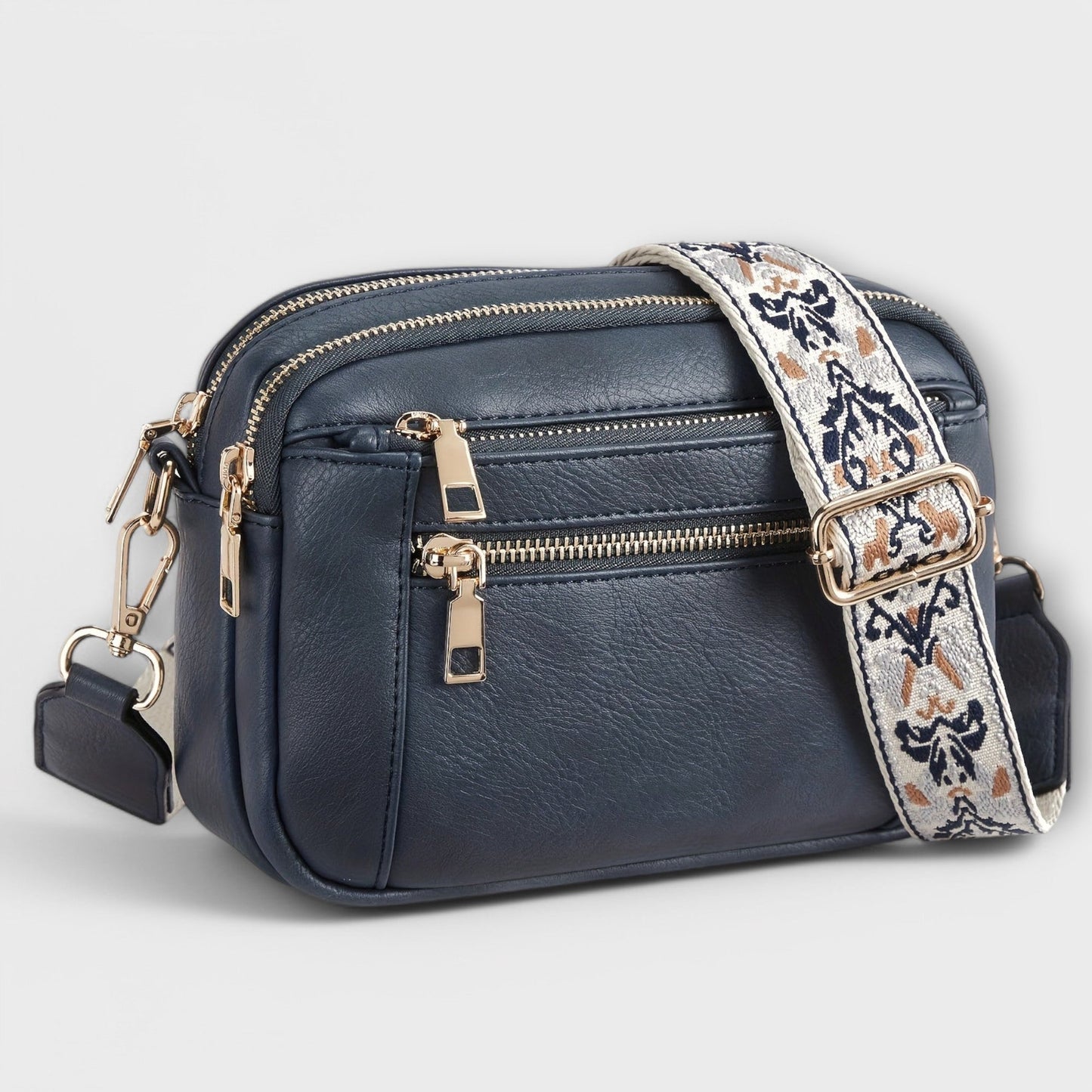 Kronenberg. - Crossbody Tasche aus veganem Leder