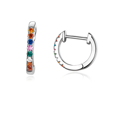 KRISTALLEN HOOP OHRRINGE