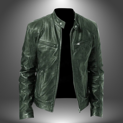 Thomas™ | Handgefertigte Lederjacke