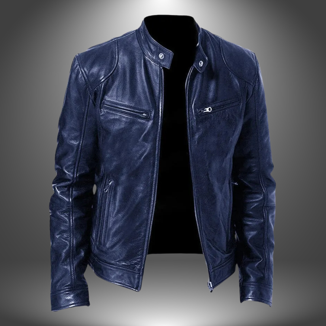 Thomas™ | Handgefertigte Lederjacke