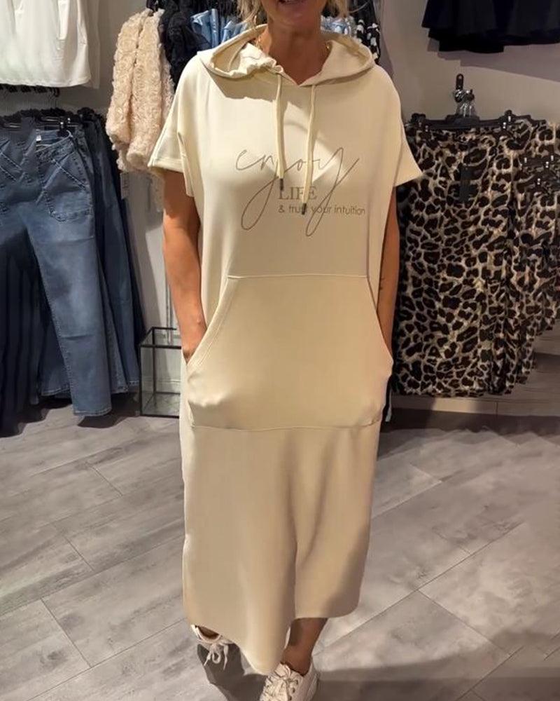 Saskia™ | Bequemes Hoodie-Kleid