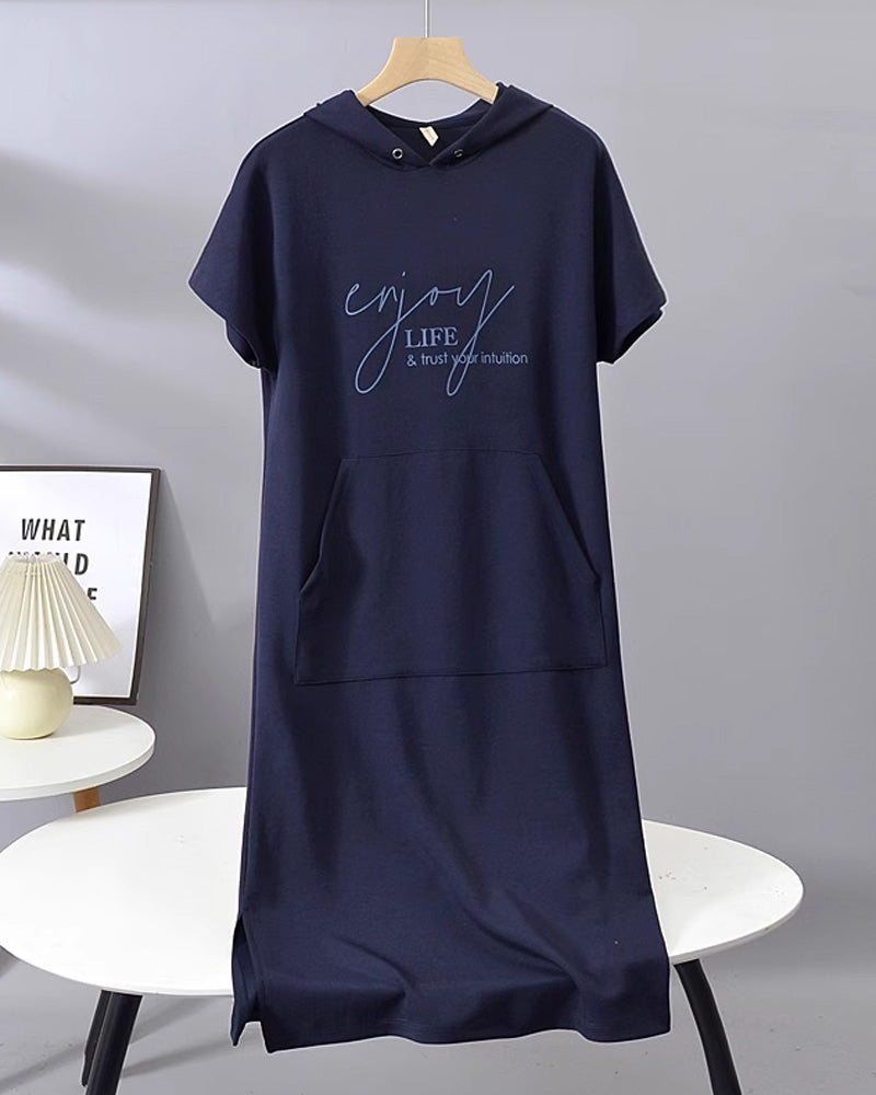 Saskia™ | Bequemes Hoodie-Kleid