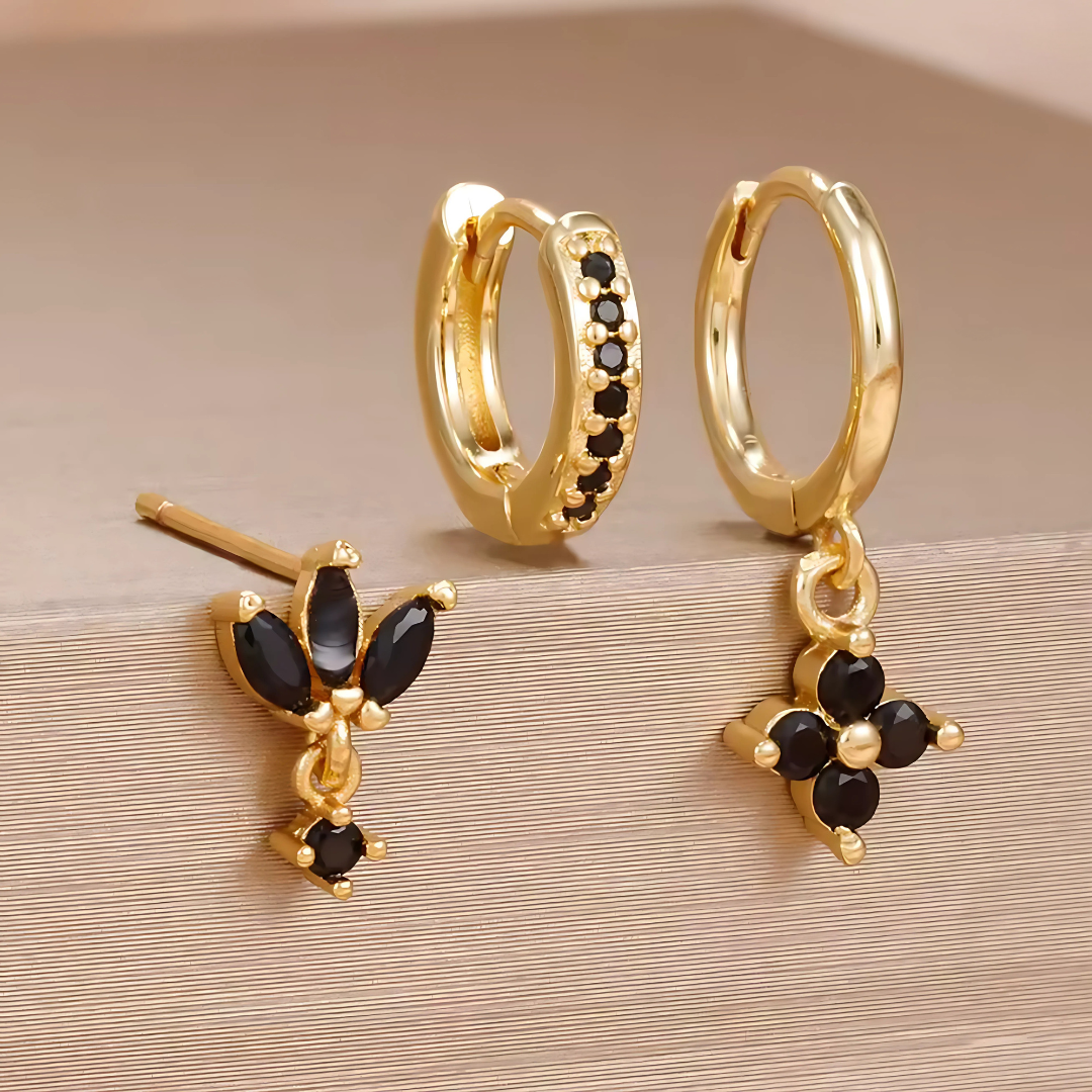 SUNPETAL OHRRINGSET