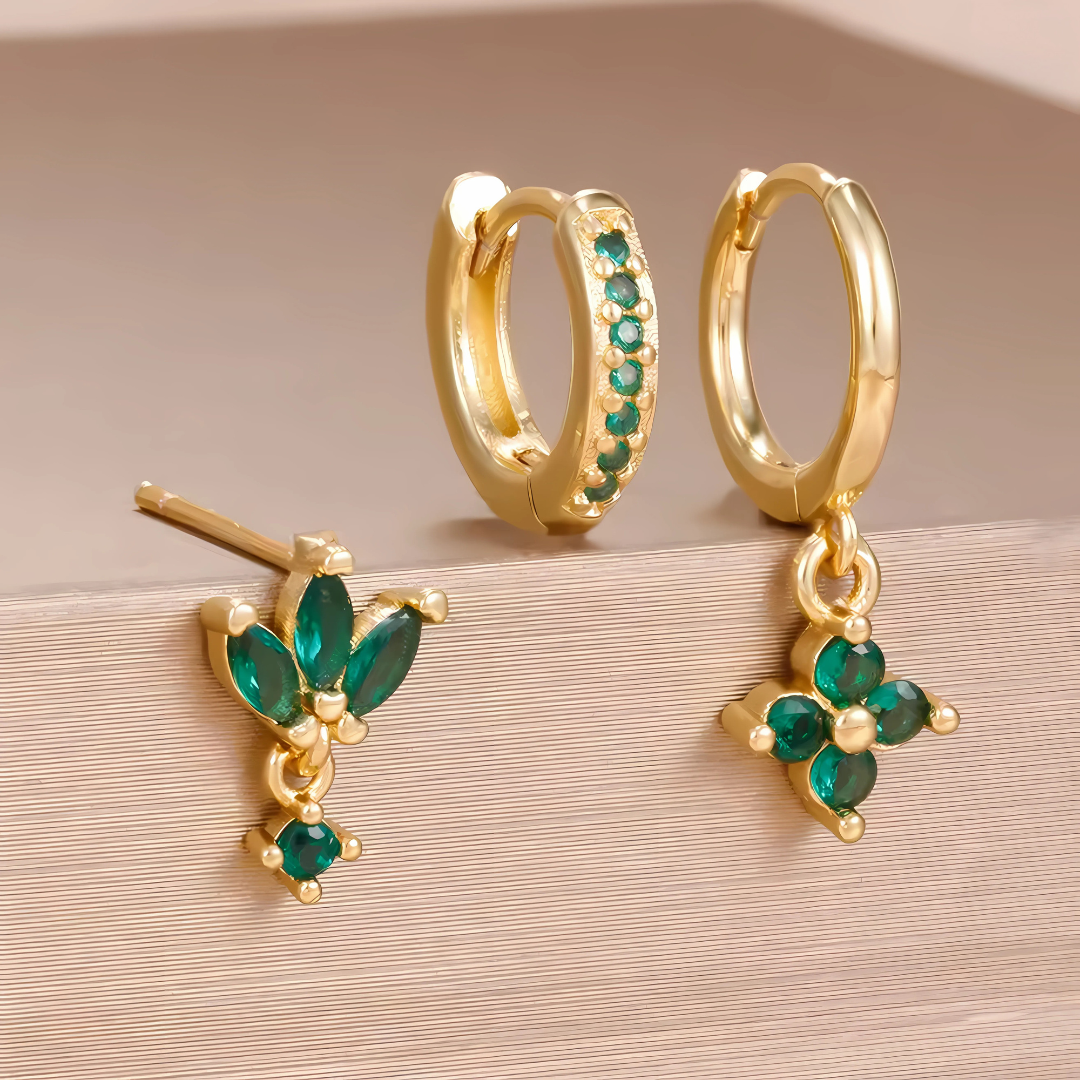SUNPETAL OHRRINGSET