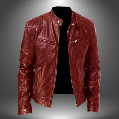 Thomas™ | Handgefertigte Lederjacke