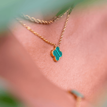 Green Clover Kette