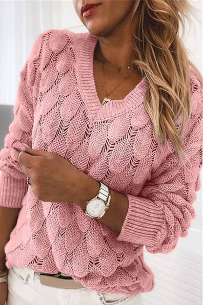 Delaney™ | Eleganter V-Ausschnitt Pullover