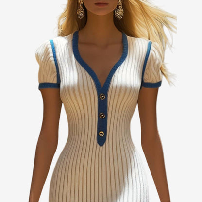 Élara™ Midi mit Kontrastdetails