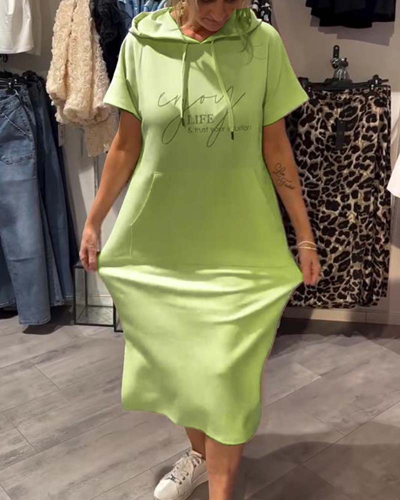 Saskia™ | Bequemes Hoodie-Kleid