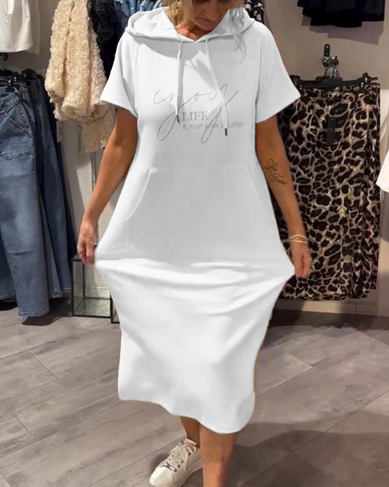 Saskia™ | Bequemes Hoodie-Kleid