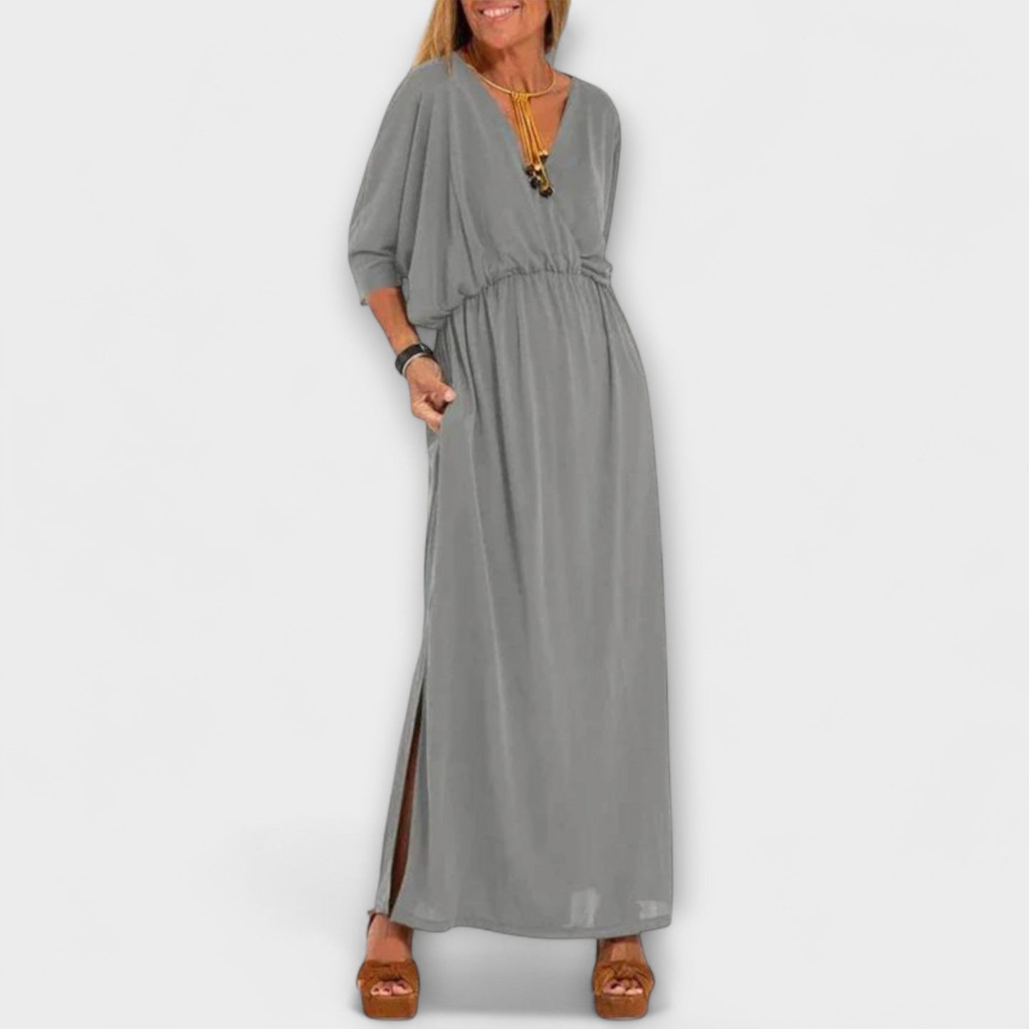 Lani - Retro-Maxikleid