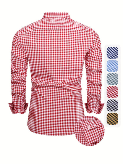 Oktoberfest Herrenhemd – Klassisch Kariert (6 Farben)