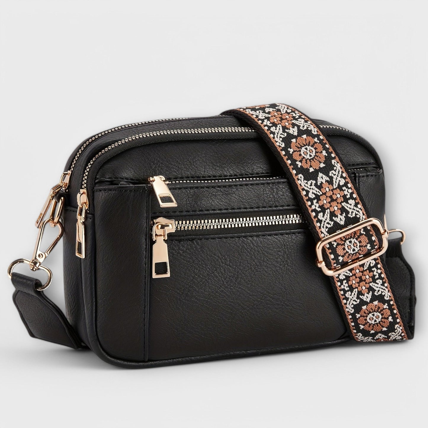 Kronenberg. - Crossbody Tasche aus veganem Leder