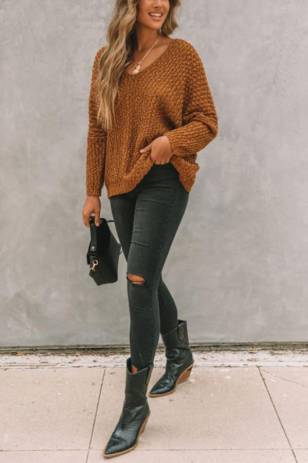 Yara™ | Eleganter Off-Shoulder Pullover