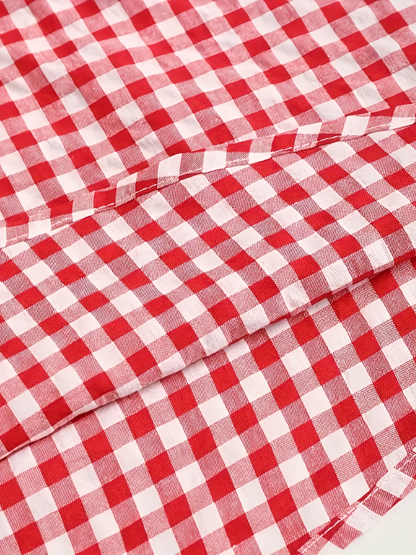 Oktoberfest Maxi Kleid – Kariert in Blau & Rot